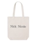 닉앤니콜(NICK&NICOLE) NICOLE CANVAS ECOBAG_OATMEAL