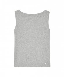 HILL SLIT SLEEVELESS TOP (GRAY)