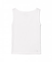 HILL SLIT SLEEVELESS TOP (WHITE)