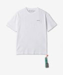 오프 화이트(Off White) 플로럴 에로우 반소매 티셔츠 - 화이트 / OWAA089S22JER0050184