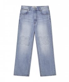 BOSTON EMBO JEANS (BLUE)