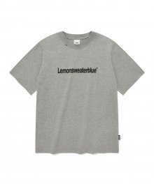 LSB 볼드 로고 반팔 티셔츠 (그레이)