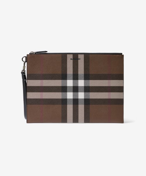 Burberry shop check pouch