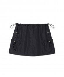 DETROIT MINI SKIRT (CHARCOAL)