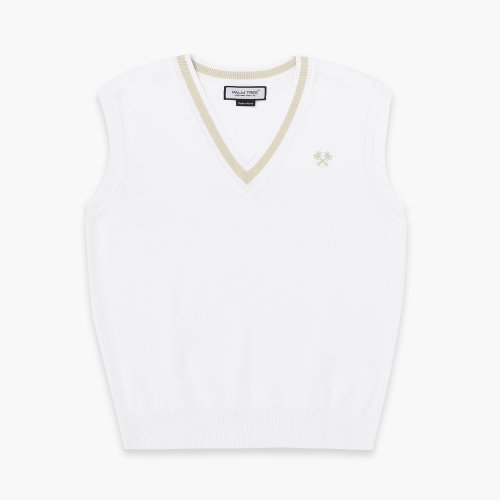 Вязаный жилет Palm Icon Knit Vest White от Palm Tree Golf