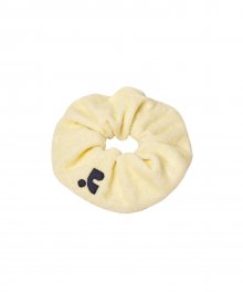 RR LOGO TERRY SCRUNCHIE LIGHT YELLOW