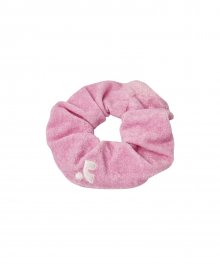 RR LOGO TERRY SCRUNCHIE PINK