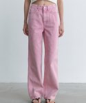 르(LE) pink dyeing pants (pink)