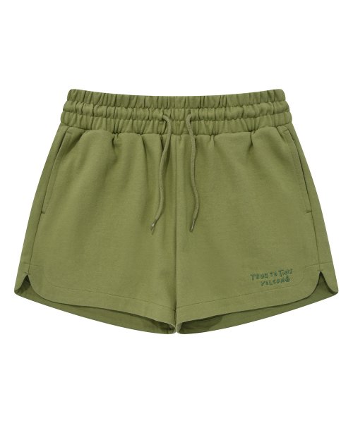 Женские махровые шорты TRUE TO THIS (Olive)