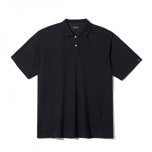 Базовый трикотажный поло-поло (Black)