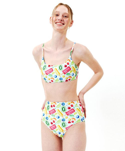 Fruity Popsicles BIKINI Bottom Milky White