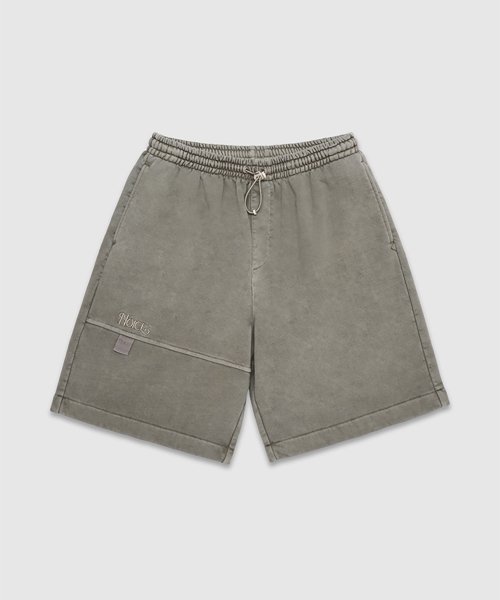 Khaki hot sale sweat shorts