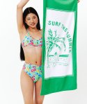 딜라잇풀(DELIGHTPOOL) Surfer girl Beach Towel - Green