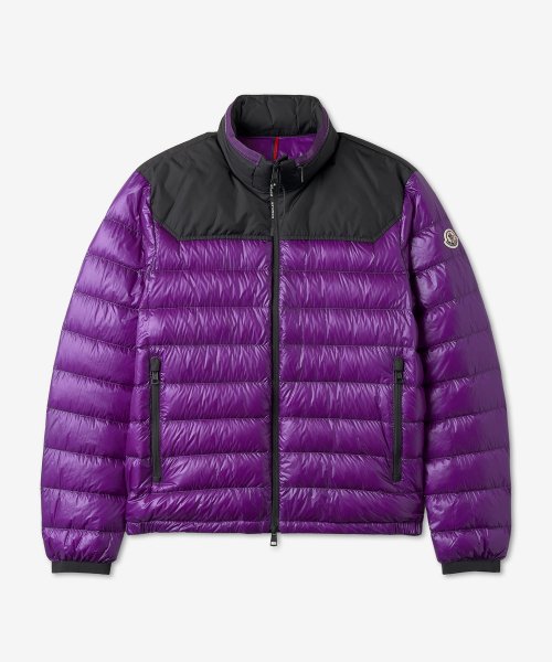 Moncler purple clearance down jacket