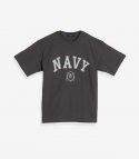 메버릭(MEVERICK) U.S NAVY 숏 슬리브 반팔 티셔츠  차콜