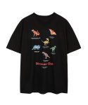 테이크이지(TAKEASY) 다이노소어 클럽 티셔츠(블랙)