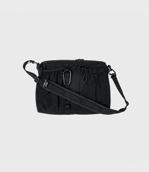 mmo cross bag nylon slub black