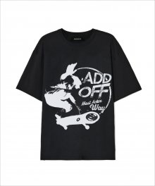 SKATE BOARDER T-SHIRT BLACK