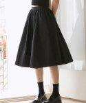 라르고(LARGO) Pleats skirt (black)