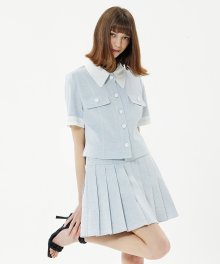 SODA BLOUSE (S/BLUE)