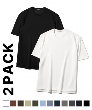 드로우핏(DRAW FIT) [무료반품] 에센셜 베이직 티셔츠 [2PACK]