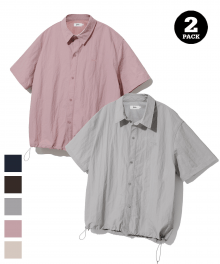 [ONEMILE WEAR] 2PACK NYLON RELAXED FIT COACH SHIRT