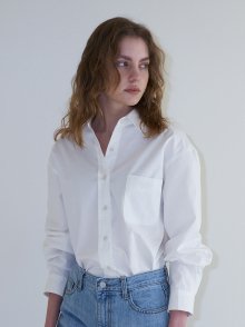 base oxford shirt - white