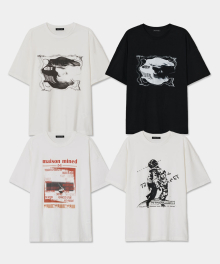 [2PACK] MINED HALF T