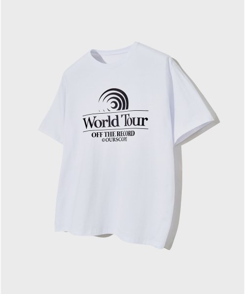 아워스코프(OURSCOPE) World Tour OTR T-Shirts (White) - 사이즈 & 후기 | 무신사