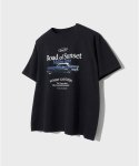 아워스코프(OURSCOPE) Road Of Sunset T-Shirts (Black)