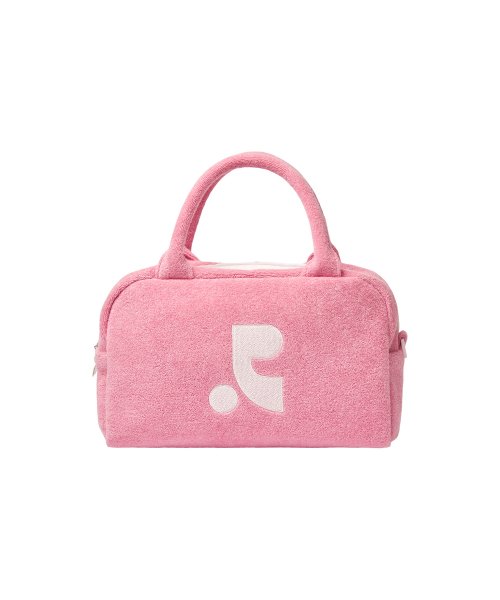 MUSINSA | REST&RECREATION RR LOGO TERRY TOTE BAG PINK