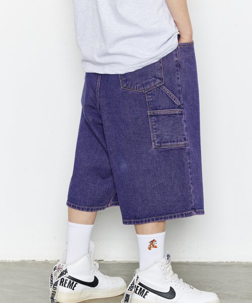 Carpenter loose fit джинсовые шорты Purple
