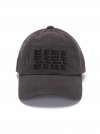 LETTERING BALL CAP IN CHARCOAL