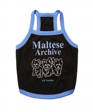 와이케이(WAIKEI) PET 말티즈 아카이브 라인 그래픽 티셔츠 블랙