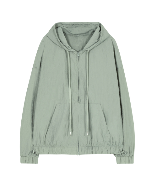Ветровка-худи 86-IRO295 от комаров Khaki Grey
