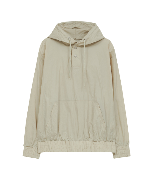 86-IRO296 анорак ветровка с капюшоном Ivory