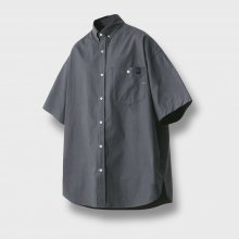 Elementary Pocket Big Half Shirt - Dark Grey