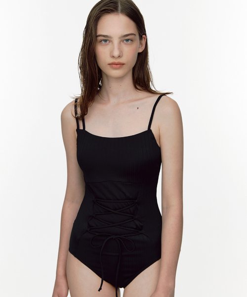 Black eyelet swimsuit online