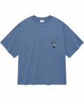 핫썸머 세일 보트 티셔츠 블루