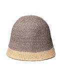 슬리피슬립(SLEEPYSLIP) BRISBANE GRAY/BEIGE BUCKET HAT
