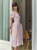 레티켓 스튜디오(LETQ STUDIO) 블루밍 스트랩 드레스, 핑크