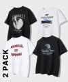 [2PACK] DTP Graphic T-Shirts : 17 Color