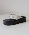 트윗비피(TWVP) 와이드 필로우 플랫폼  W-Pillow Platform Sandals 실버