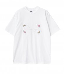 ALWAYS EMBROIDERED T-SHIRT(WHITE)