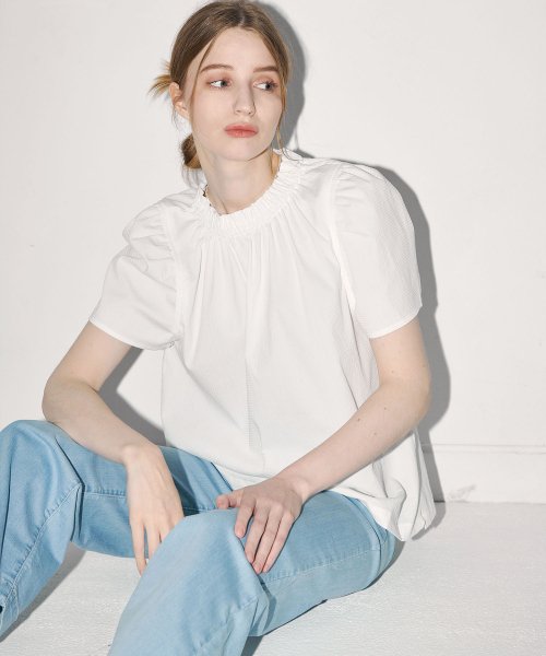 Lautre Jane Puff White Blouse