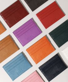 Leather basic wallet - 15color