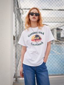 캘리포니아 반팔 티셔츠 [WHITE] / SBC2U01022