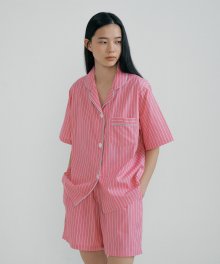 (w) Cranberry Short Pajama Set