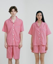 (couple) Cranberry Short Pajama Set
