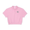 카카오프렌즈 골프(KAKAO FRIENDS GOLF) 렛츠파티 그래픽 피케 티셔츠-핑크